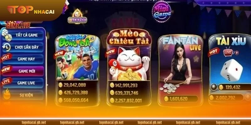 Review Nhà Cái RIKVIP: Điểm Hẹn Cá Cược Đổi Thưởng Ưu Việt 2 Kho game bạc tỷ được phát triển với các trò chơi độc quyền.