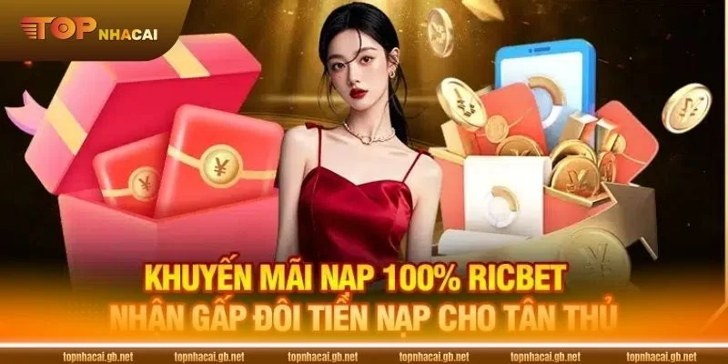 RICBET Khuyến Mãi: Nhận Ưu Đãi Hấp Dẫn Mới Nhất 2026 2 Người chơi chú ý đọc kỹ điều kiện của từng chương trình ưu đãi.